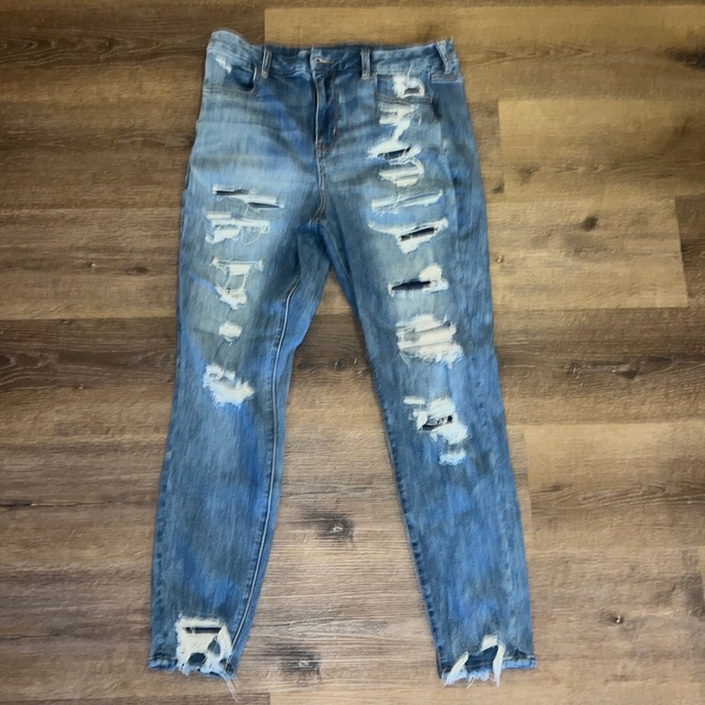 American Eagle curvy high rise jeans
